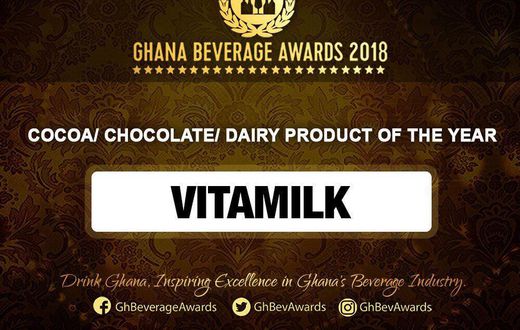 Vitamilk Ghana wins cocoa-chocolate product of the year award