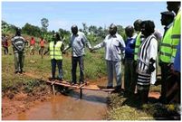 Photo of officials commissioning a tiny footbridge goes viral
