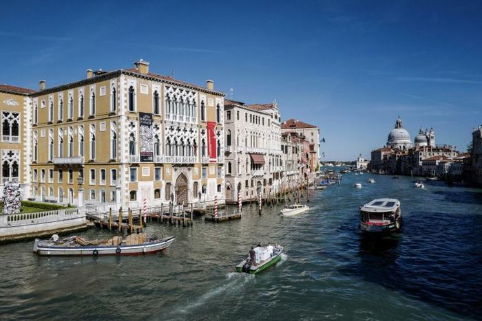 Venice sees everything from tiny gondolas to speedboats and vast cruise ships cross its waterways