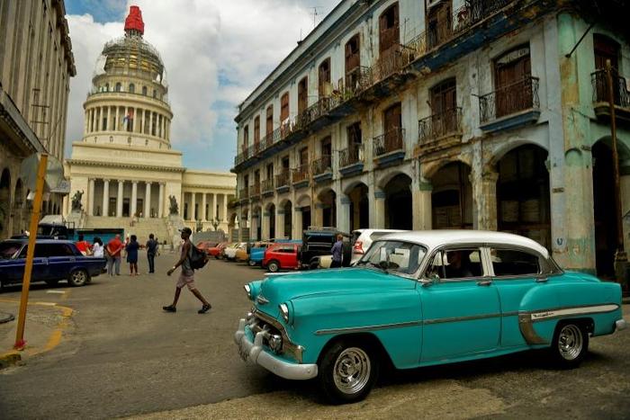 The Cuban Capitol building in Havana is pictured in August 2019