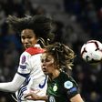Lyon's captain Wendie Renard scored her eighth goal of the campaign