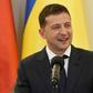 President Volodymyr Zelensky, pictured in August 2019, has enjoyed a strong political mandate to pursue a reform agenda, Fitch said in its report