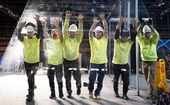 How Do You Build a Giant Glass Box? Very Carefully