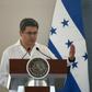Honduran President Juan Orlando Hernandez, pictured on July 27, 2019, says the move to open a diplomatic office in Jerusalem is recognition of the city as Israel's capital