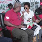 John Mahama and Mzbel