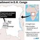 Map locating the area of fatal train accident in DR Congo on Sunday