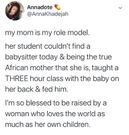 Professor Ramata wears student’s baby for 3 hours as she lectures