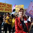 About 300 people marched for transgender rights in the Croatian capital