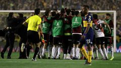 River Plate will play the winners of Wednesday's all-Brazilian clash between Flamengo and Gremio in the final in Santiago next month