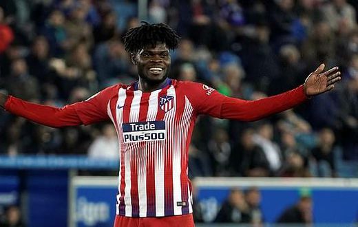 Thomas Partey also found the net for Atletico with a fine long-range strike at Mendizorroza