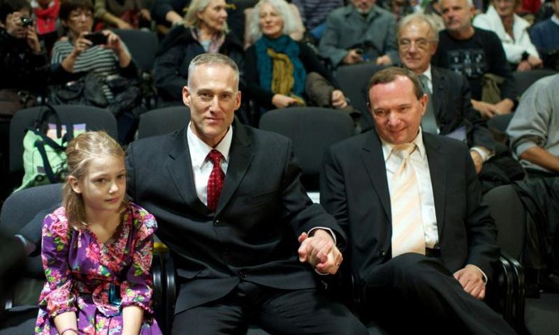 Dale Zelko (C) and Zoltan Dani began exchanging emails about ten years ago