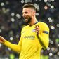 Giroud scored his first hat-trick for Chelsea