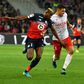 Nigeria forward Victor Osimhen claimed a late point for Lille with his seventh league goal of the season