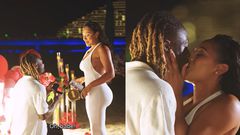 Jeremy Doku proposes to his girlfriend in Dubai after Ghana visit [Video]