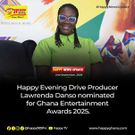 Veteran producer Lawrenda Danso honoured for outstanding contribution to Ghanaian media