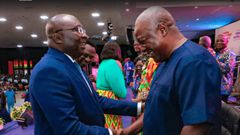 Dr Mahamudu Bawumia and John Mahama