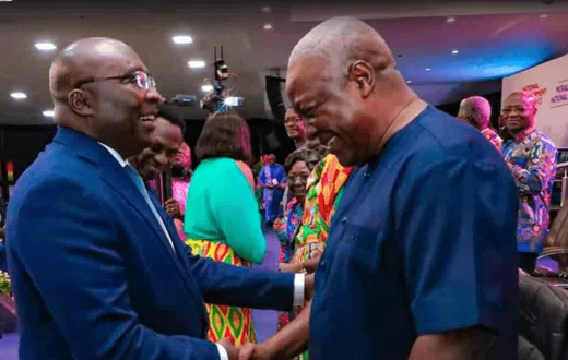 Dr Mahamudu Bawumia and John Mahama