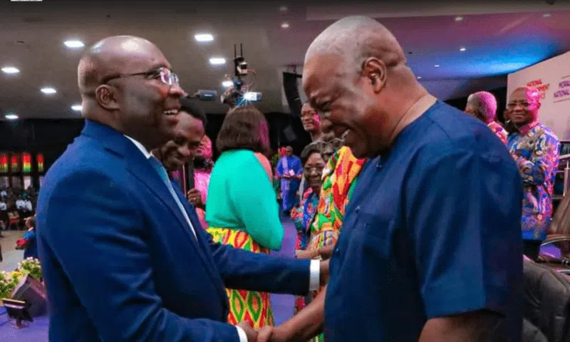 Dr Mahamudu Bawumia and John Mahama