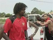 Adebayor after Togo bus attack