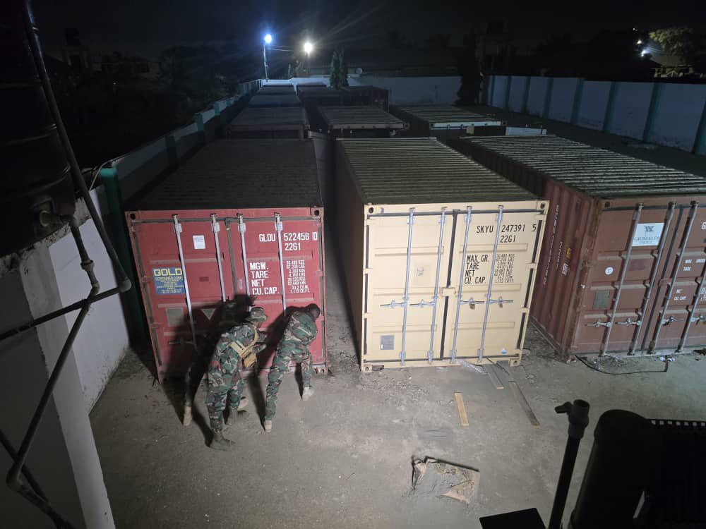 National Security intercepts 12 containers of fake US dollars, Ghana Cedis, gold bars