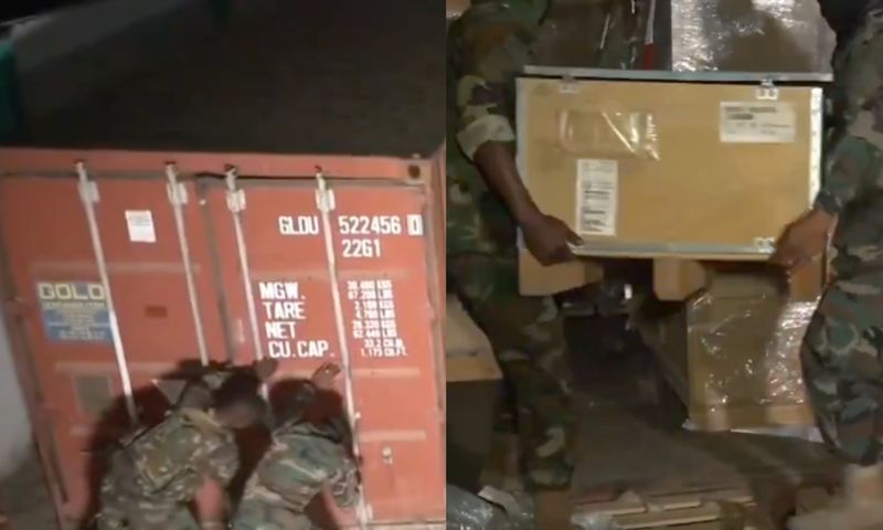 National Security intercepts 12 containers of fake US dollars, Ghana Cedis, gold bars