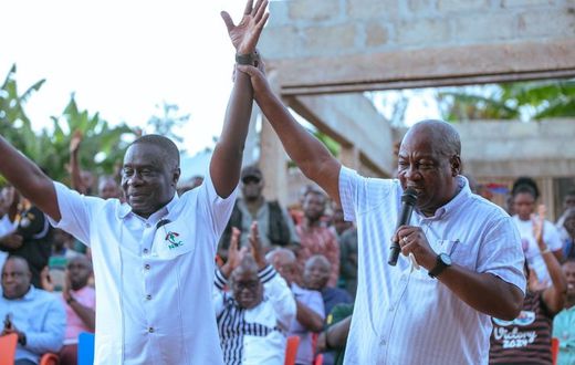 James Gyakye Quayson and President John Mahama