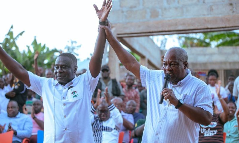 James Gyakye Quayson and President John Mahama