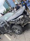 4 severely injured, about 10 cars damaged in tragic crash at Nkrumah Circle (video)