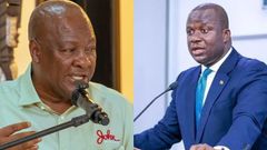 President John Mahama and Samuel Abu Jinapor