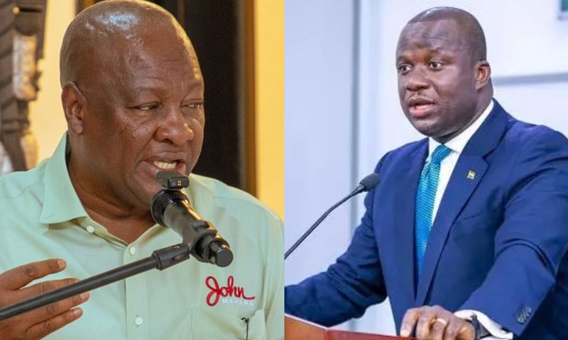 President John Mahama and Samuel Abu Jinapor