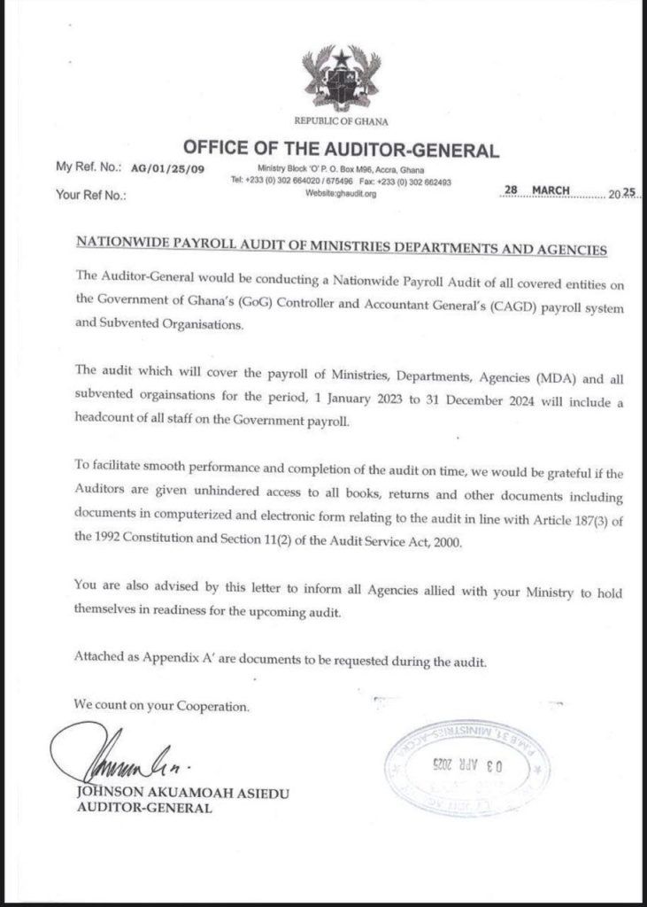 Trouble for 'ghost employees' as Auditor-General launches nationwide payroll audit