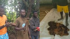 V/R: Police exhume human remains from shrine, arrest 6 in suspected ritual murder case