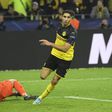 Achraf Hakimi (R) scored the winning goal in Borussia Dortmund's 3-2 come-back win against Inter Milan three weeks ago in the Champions League.