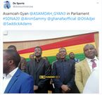 Gyan in Parliament for SONA