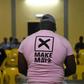 Contested election: A polling officer in Gaborone verifies ballots on voting day last October