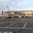 Empty parking lot at the Juventus's stadium before the Italian Serie A  match against Inter Milan on Sunday