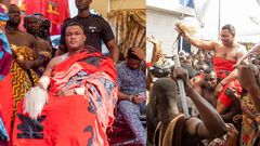 Photos: Kwadwo Safo Kantanka Jnr enstooled chief