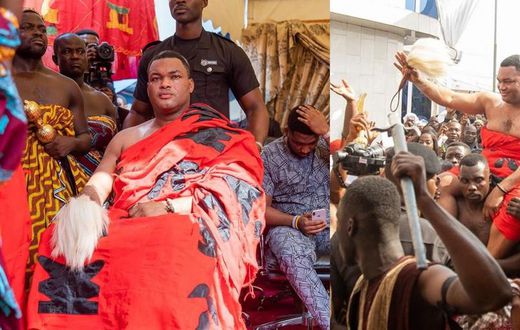 Photos: Kwadwo Safo Kantanka Jnr enstooled chief