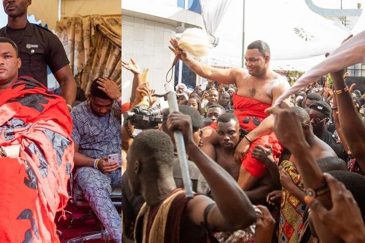 Photos: Kwadwo Safo Kantanka Jnr enstooled chief