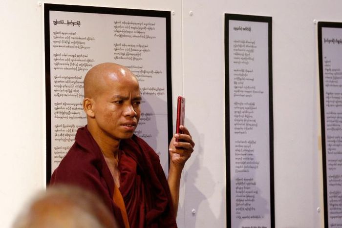 Rohingya Muslim poets in Bangladeshi refugee camps joined Buddhist bards in Myanmar by video link to recite poetry, hoping to build bridges between the communities