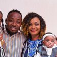 Beverly Afaglo with husband Choirmaster of Praye fame and children