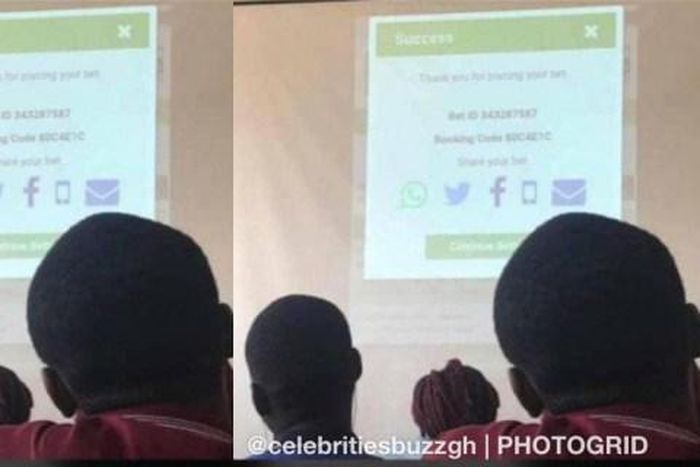 University lecturer mistakenly projects his betting slip during class session