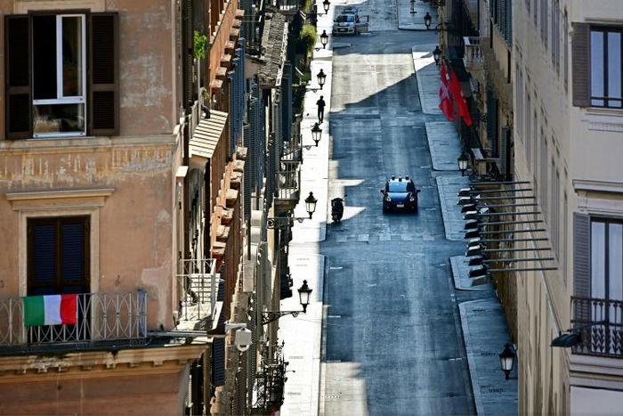 Civil protection service chief Angelo Borrelli called the drop from 4,068 on Friday to 3,994 on Saturday in the number of critical patients an important moment in Italy's battle against COVID-19; picture from April 4, 2020