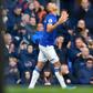 Everton forward Richarlison celebrates after scoring against Chelsea at Goodison Park