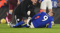 Jamie Vardy's injury is not as serious as first feared, according to Leicester boss Brendan Rodgers