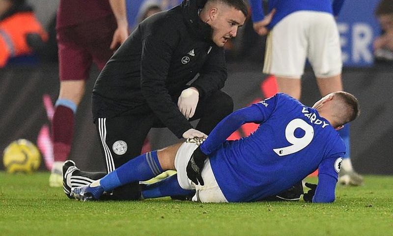 Jamie Vardy's injury is not as serious as first feared, according to Leicester boss Brendan Rodgers