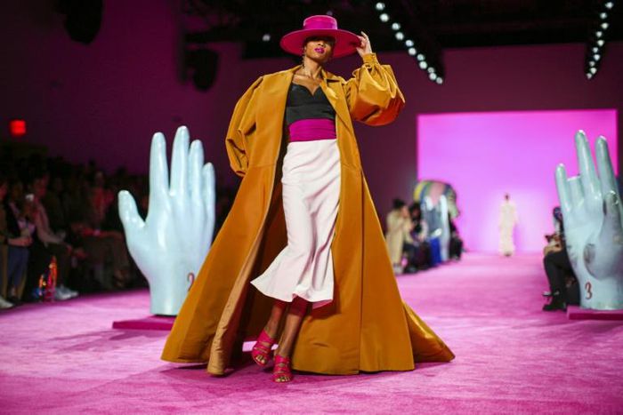 One of Christian Siriano's creations at the New York Fashion Week