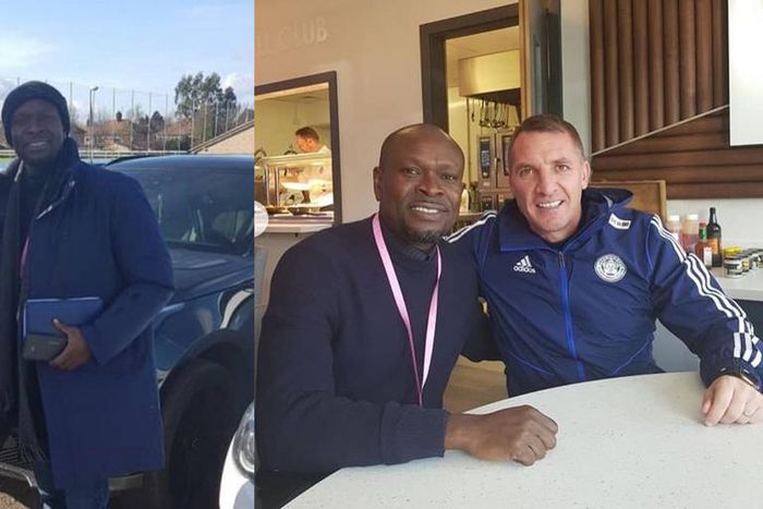 CK Akonnor visits Daniel Amartey at Leicester; meets Brendan Rodgers