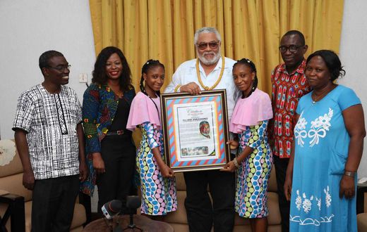 19-yr-old siamese twins separated at Korle Bu visit grateful to Rawlings
