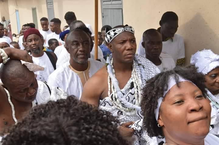 Akufo-Addo's bodyguard enstooled chief of Alajo (Photos)